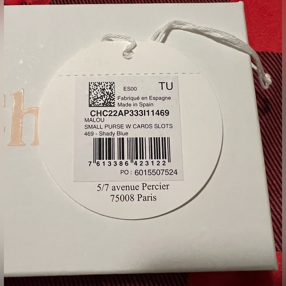 EUC Chloé Malou Small Wallet in shady blue with box and dust bag - Picture 12 of 15